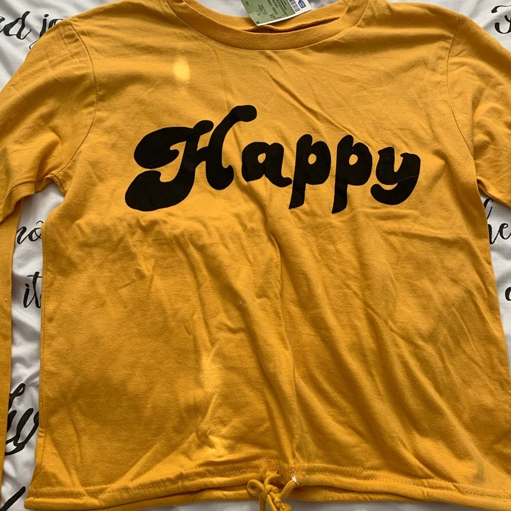 Yellow Happy Shirt